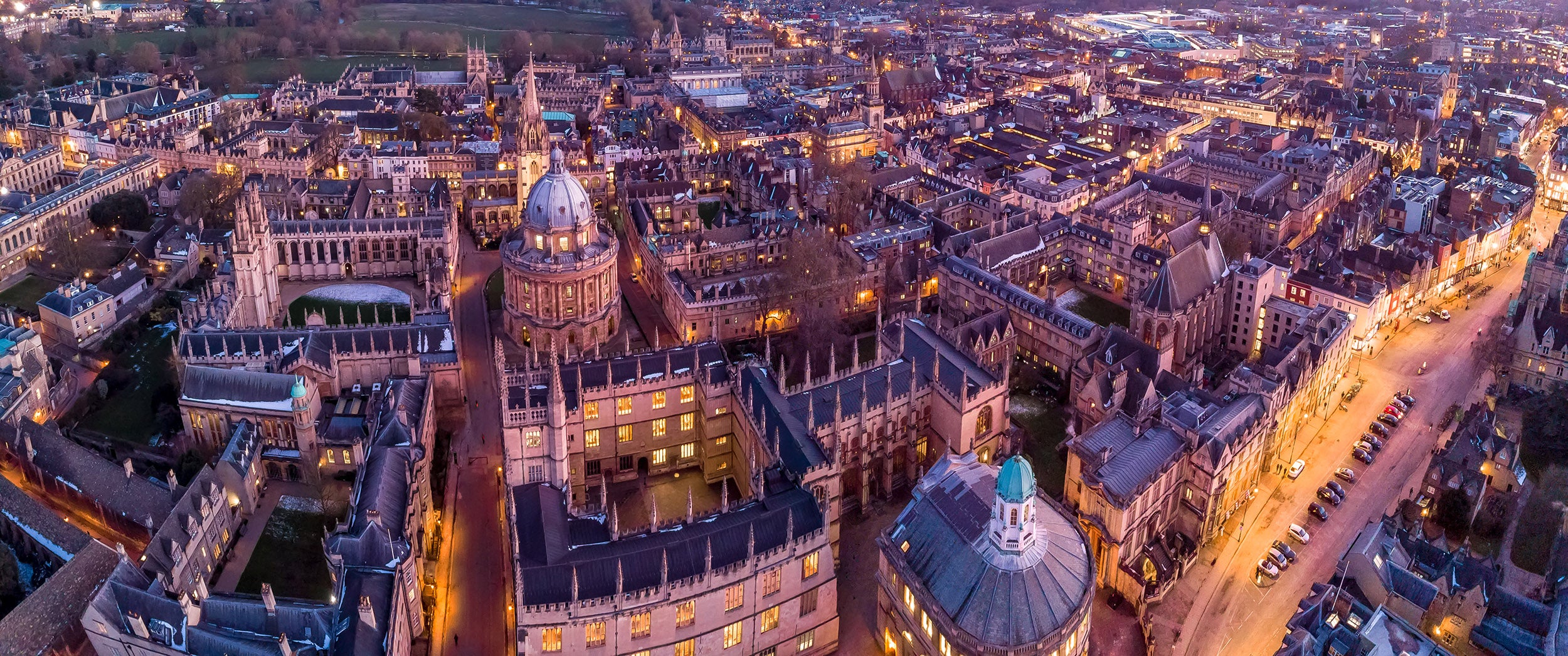 Image of Oxford city from above